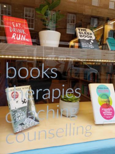The Next Chapter is a novel approach to improving quality of life. The book shop is a resource for conversation that makes counselling accessible.