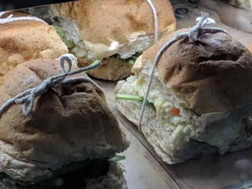 Sandwiches made with care at Roots.