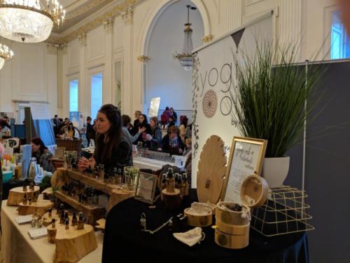 Natural plant essences were well represented by several suppliers, including Yogi Oils.